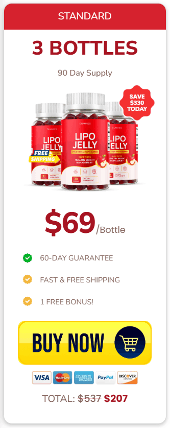 Buy  Lipo Jelly 3 Bottle